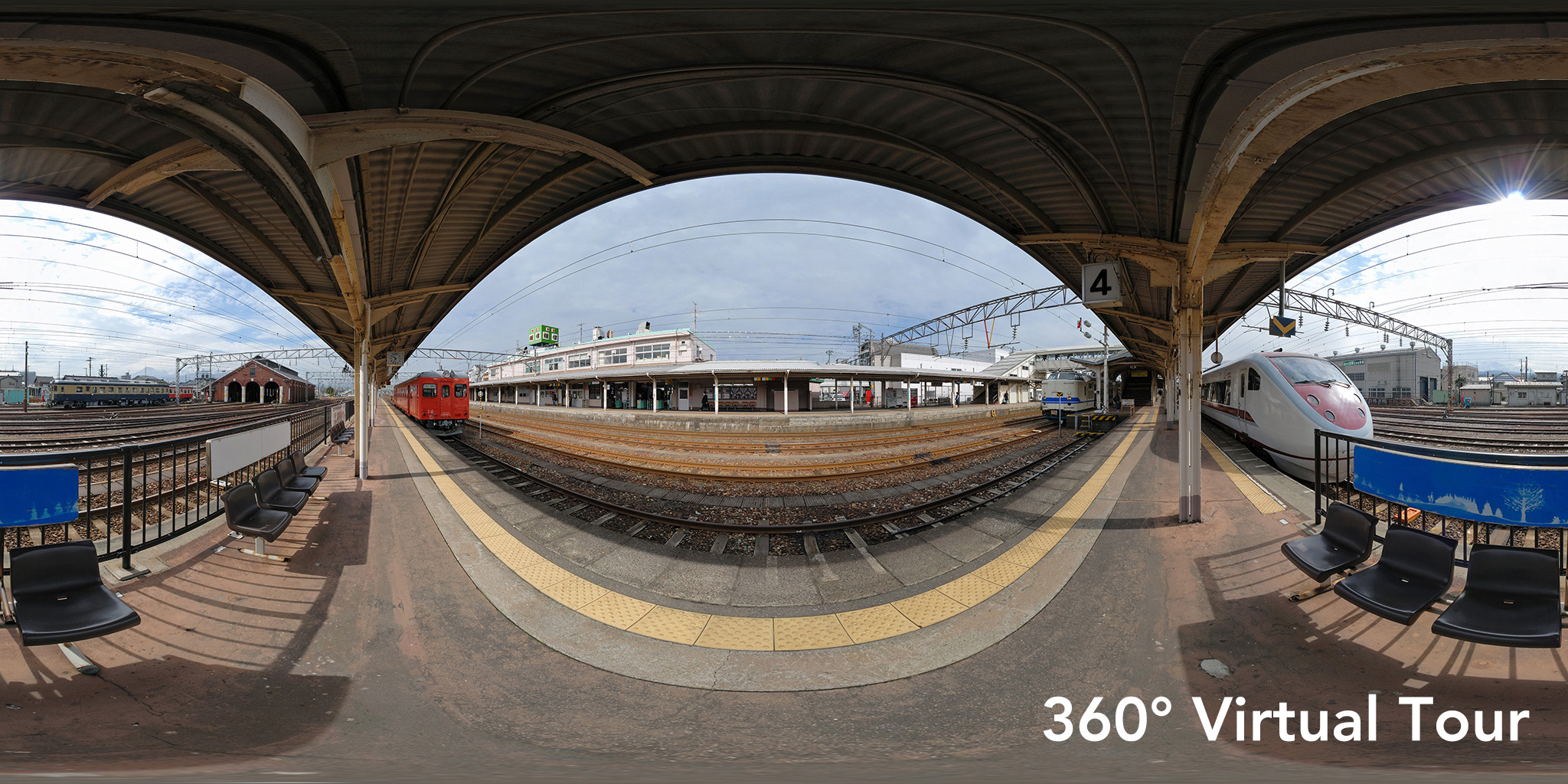 糸魚川駅(2007→2015)360度バーチャルツアー